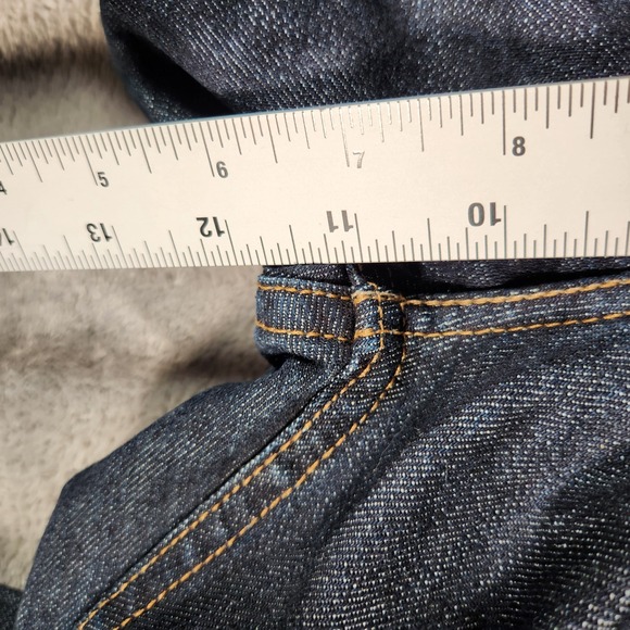 Levi's 514 Jeans Men's 34X32 Blue Dark Wash Straight Leg - Picture 3 of 13